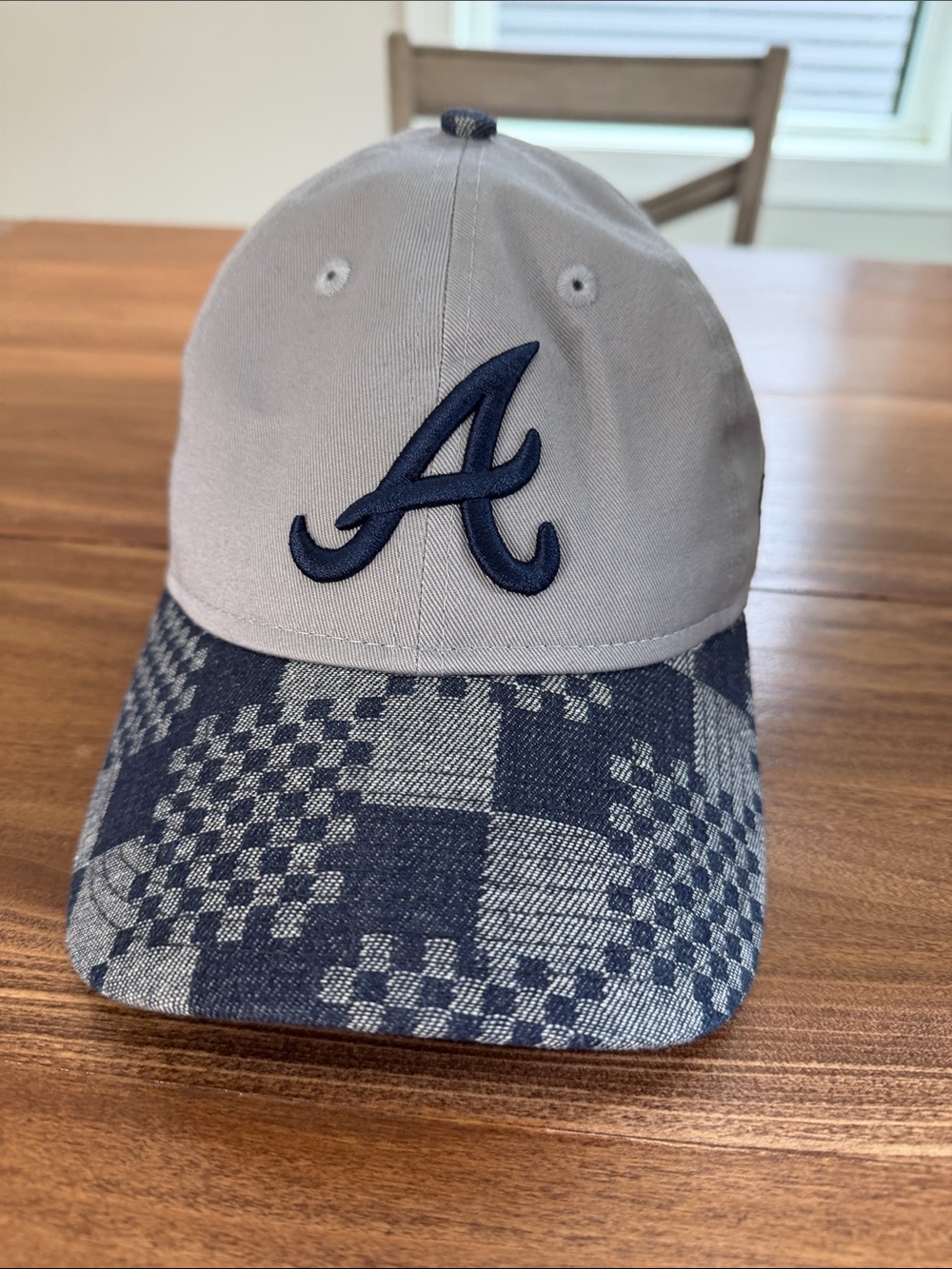 Atlanta Braves New Era Gray and Navy Atlanta A Baseball Cap